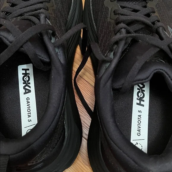 Hoka Men's Gaviota 5 Black Running Shoes Size 9D - New - Picture 6 of 7